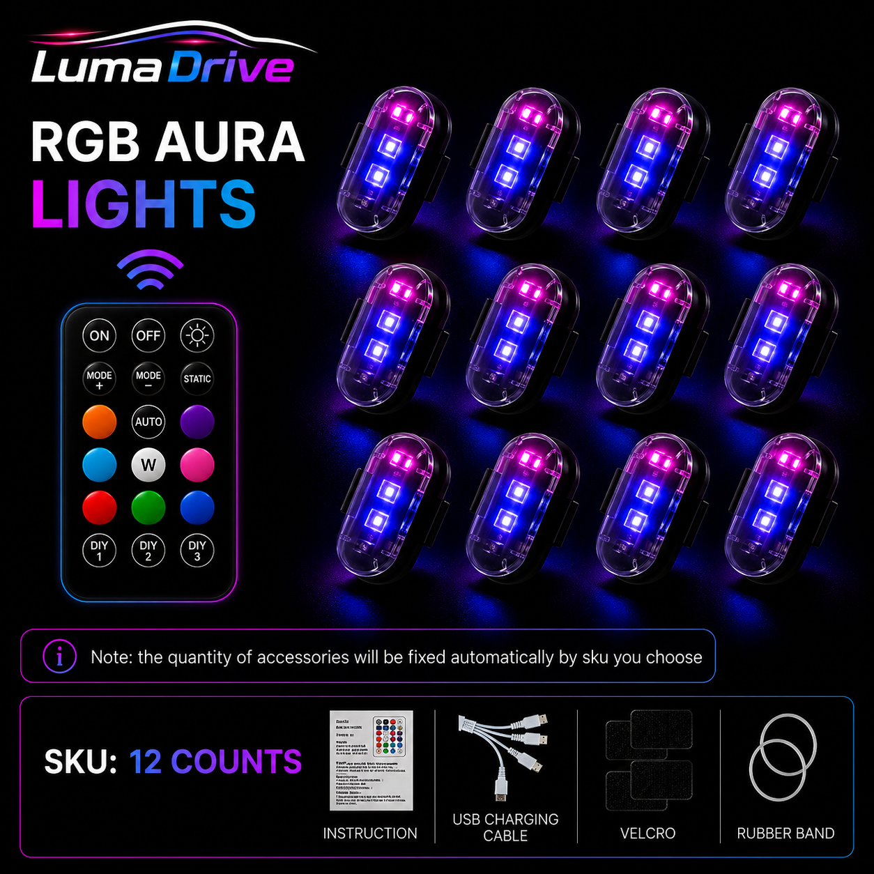 LumaDrive RGB Aura Lights