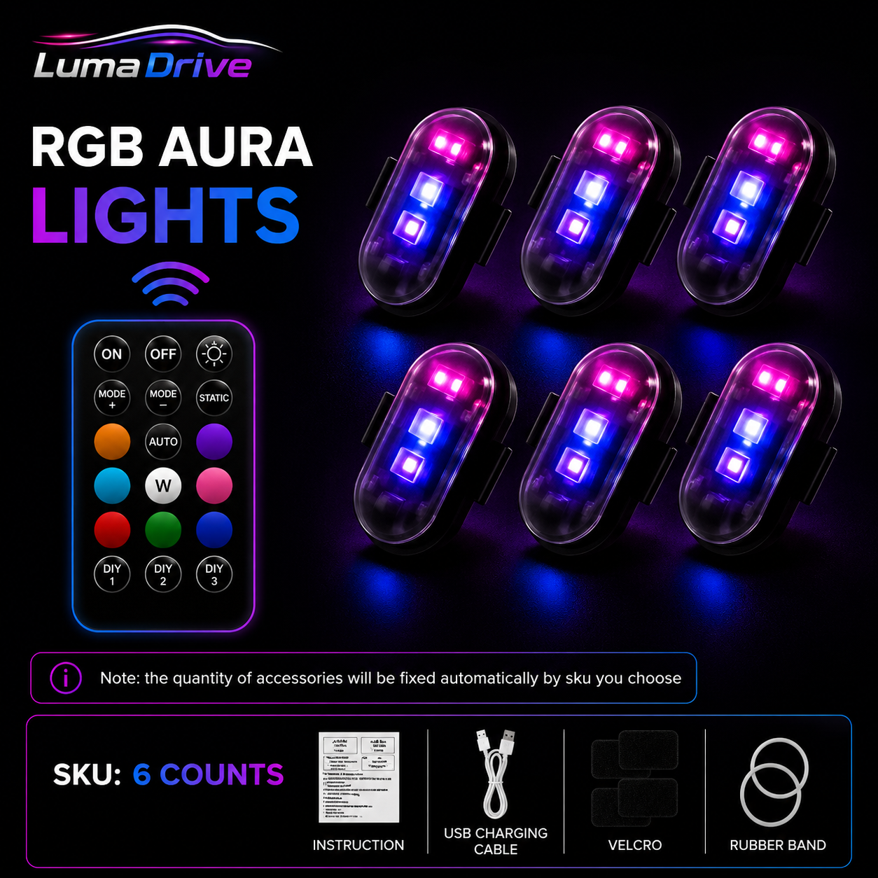 LumaDrive RGB Aura Lights