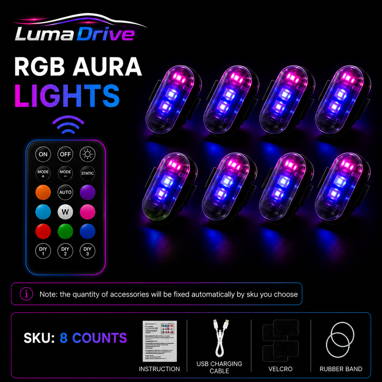 LumaDrive RGB Aura Lights